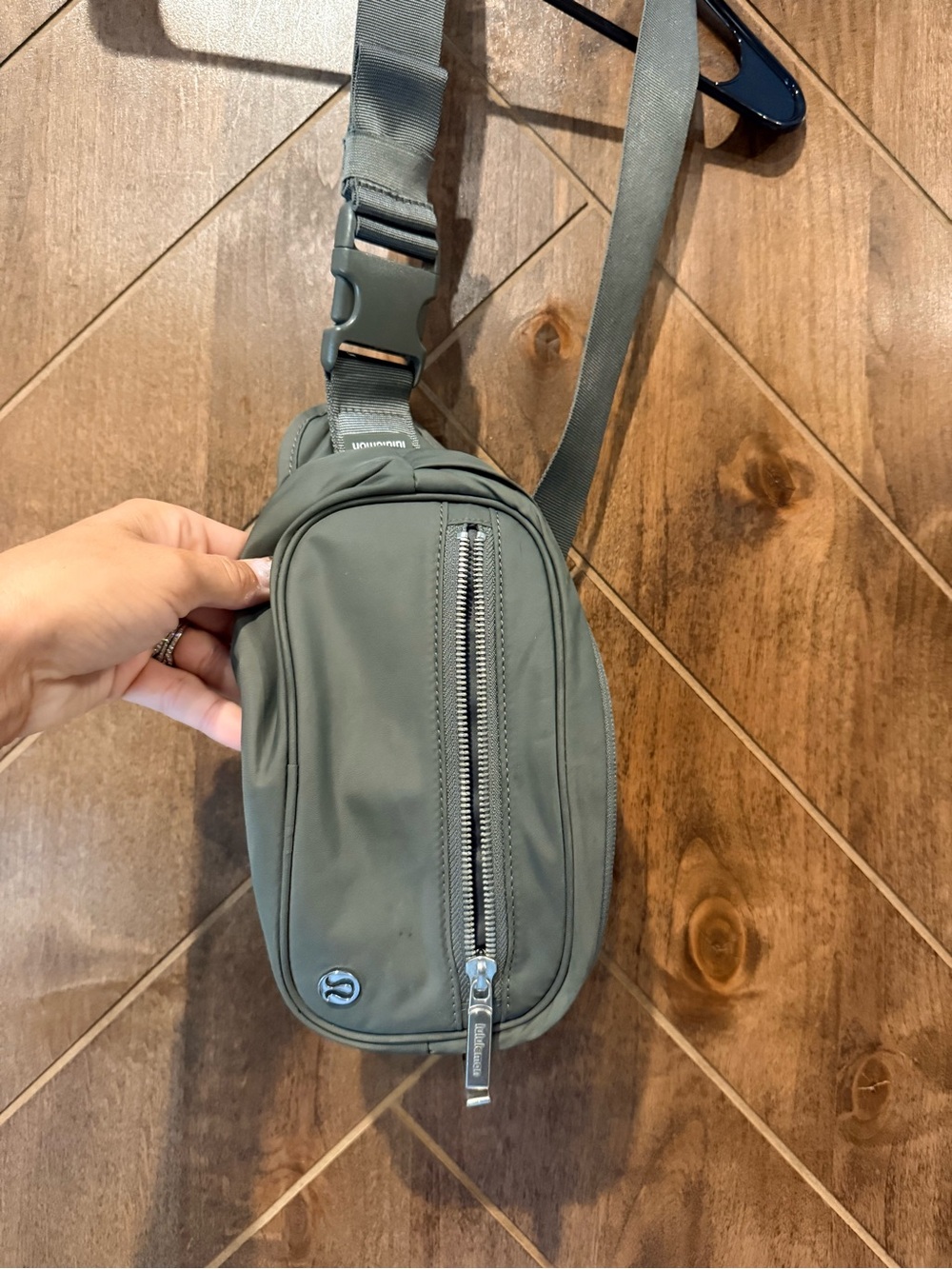 Lululemon Olive Green Crossbody Sling Bag